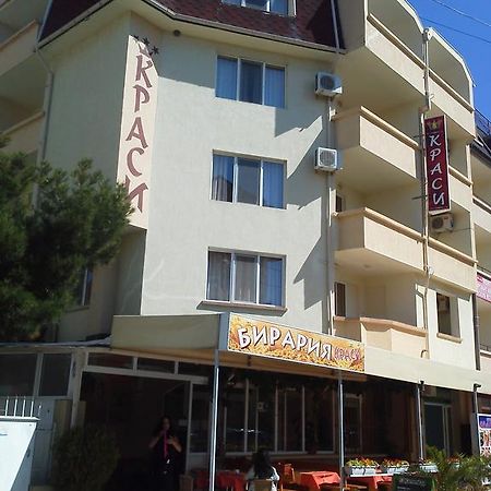 Krasi Hotel Ravda Esterno foto