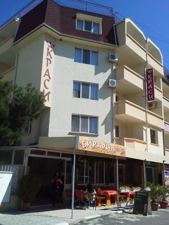 Krasi Hotel Ravda Esterno foto
